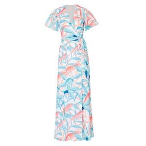 Slate & Willow Palm Printed Kiera Maxi
